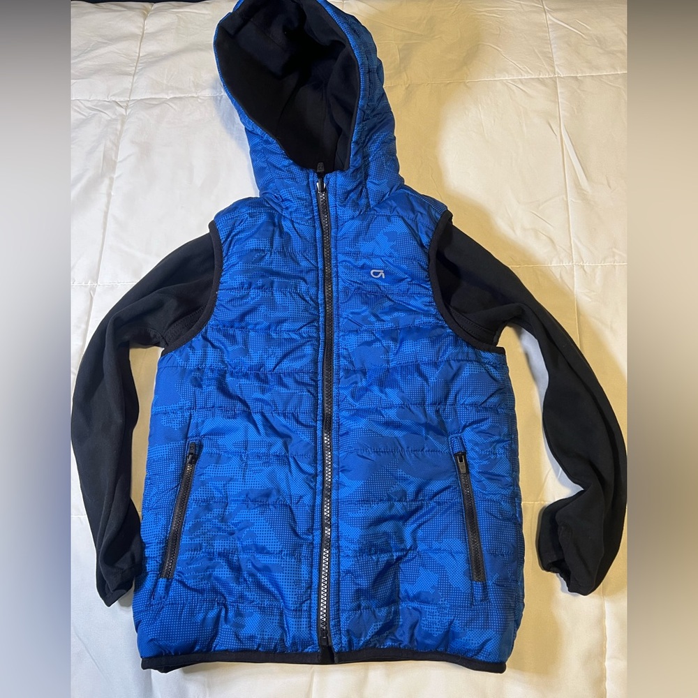 GAP Fit Boys vest sweatshirt reversable light jacket